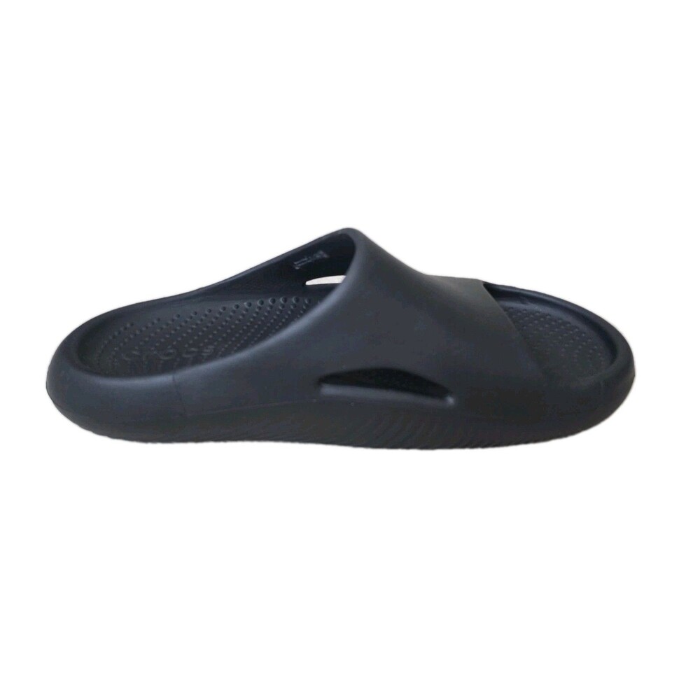 Crocs Mellow Recovery Slide Sandals Black Black Womens Size 11  Men’s Size 9 - Picture 6 of 10